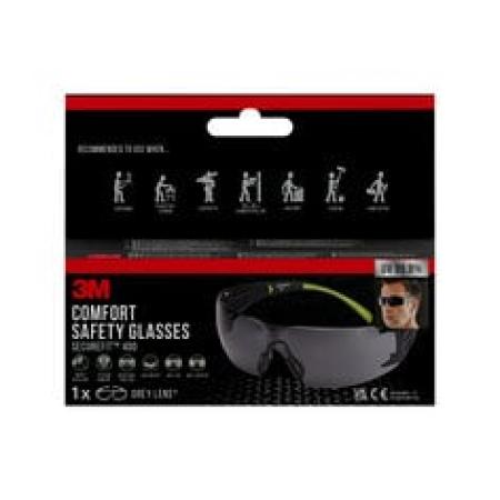 3M™ SecureFit™ 400 Schutzbrille, grau, SF400G