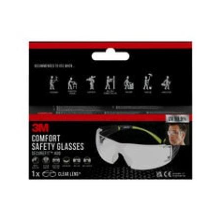 3M™ SecureFit™ 400 Schutzbrille, transparent, SF400C