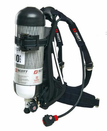 3M™ Scott™ Propak-I Kit inkl. Pressluftatmer, Verbundflasche, 300 bar, Vision 3 Atemschutzmaske, 45-min-Flasche befüllt, 2034777