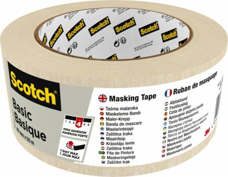 Scotch® Abdeckband Basic, 48 mm x 50 m
