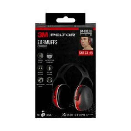 3M™ PELTOR™ Komfort-Kapselgehörschutz X3A, SNR-Wert 33 dB