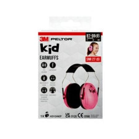 3M™ PELTOR™ Kapselgehörschutz für Kinder H510AKP, SNR-Wert 27 dB, Pink