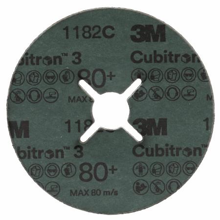3M™ Cubitron™ 3 Fiberscheibe 1182C, 60+, 177 mm x 22 mm, 25/Bag, 100 ea/Case