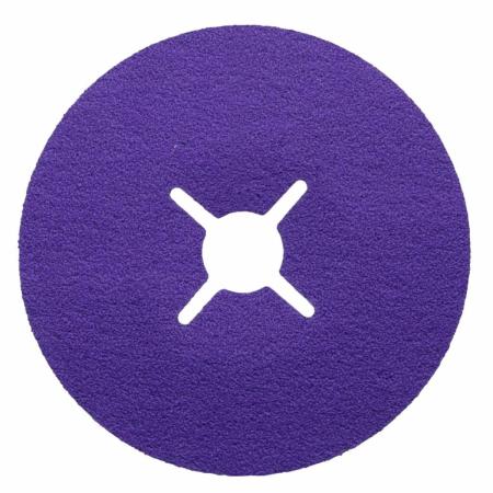 3M™ Cubitron™ 3 Fiberscheibe 1187C, 80+, 125 mm x 22 mm, Slotted, 25/Bag, 100 ea/Case