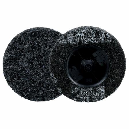 Scotch-Brite™ Roloc™ Präzisions-Vliesscheibe für höchste Anforderungen, HD-DR, Extra Coarse 80+, TR, 51 mm, 25/Carton, 100 ea/Case