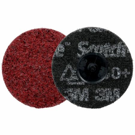 Scotch-Brite™ Roloc™ Präzisions-Vliesscheibe für höchste Anforderungen, HD-DR, Medium 150+, TR, 76 mm, 25/Carton, 100 ea/Case