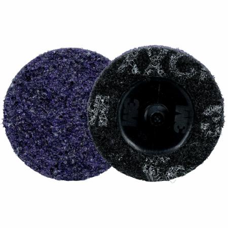 Scotch-Brite™ Roloc™ Präzisions-Vliesscheibe für höchste Anforderungen, HD-DR, X-Extra Coarse 60+, TR, 51 mm, 25/Carton, 100 ea/Case