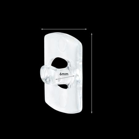 Preview: Command™ Dekorations-Clips 17026CLR-20-DE, transparent, mit transparenten Strips, 20 Clips + 24 Streifen