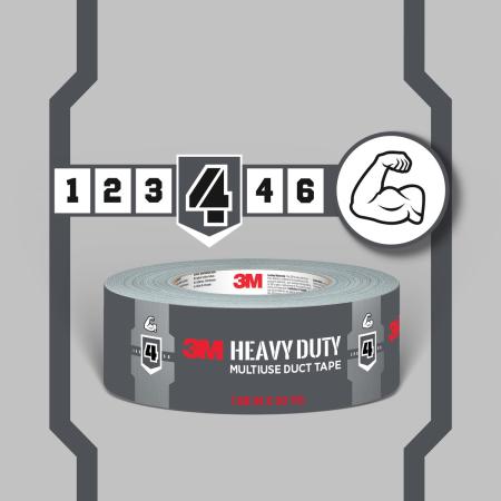Preview: 3M™ Heavy Duty Duct Tape White 2120-WH, 1.88 in x 20 yd (48 mm x 18.2 m) 16 Rolls/Case