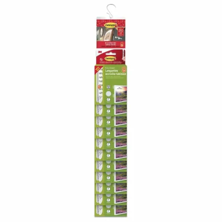 Command™ Clip Strip Picture Hanging Strips Value Pack 17217WHI-8-FGN-VP, White, X-Large, 11 Pack/Clip Strip, 11 Pack/Case