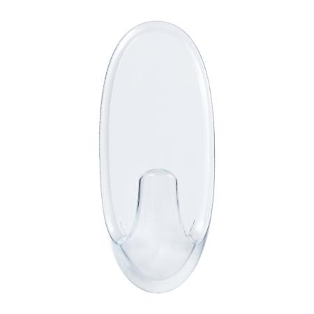 Preview: Command™ transparente Haken mit transparenten Strips CL091-7, 7 Haken + 10 Strips/Packung, 40 Packungen/Karton