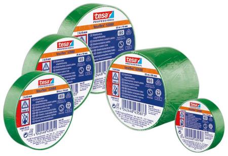 tesa® Professional 53988 Isolierband 7000V, 20m x 19mm, grün