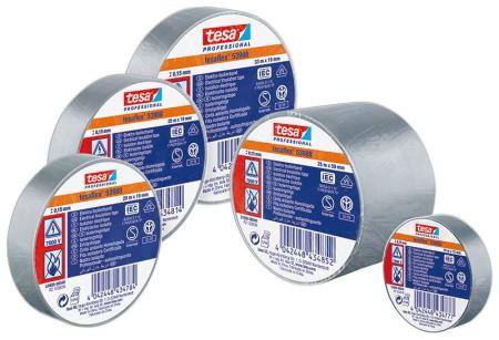 tesa® Professional 53988 Isolierband 7000V, 25m x 19mm, grau