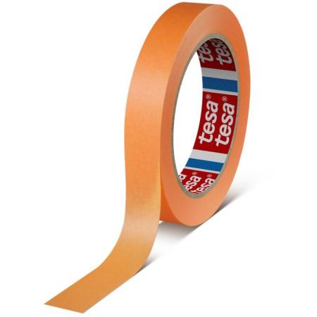 tesakrepp® 4342 Präzisionskrepp, 50m x 19mm, orange