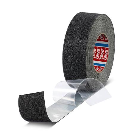 tesa® 60955 Anti-Rutschband extrem flexibel, 18m x 50mm, schwarz