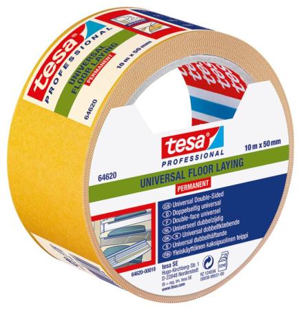 tesa® Professional 64620 Verlegband Universal, 10m x 50mm, weiß
