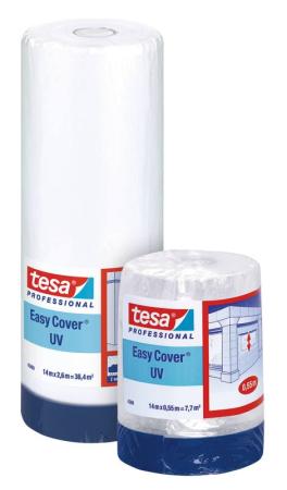 tesa® Professional 4369 Easy Cover® UV Gewebe, 14m x 1400mm, blau;Foliematt