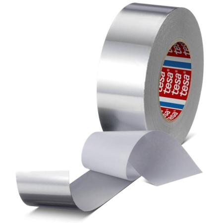 tesa® 60672, 50m x 1200mm, silber-matt, mit Liner