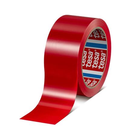 tesa® 60428, 66m x 50mm, rot