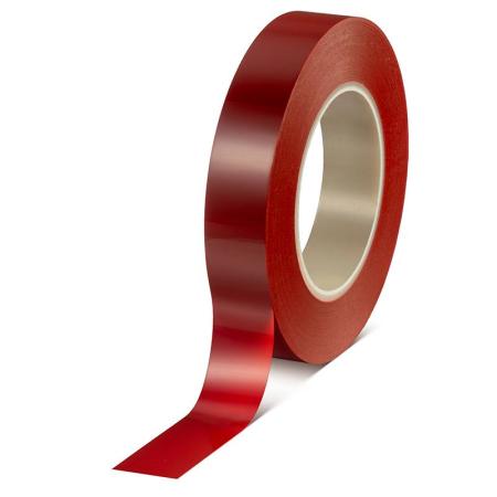 tesa® 61126, 66m x 25mm, rot