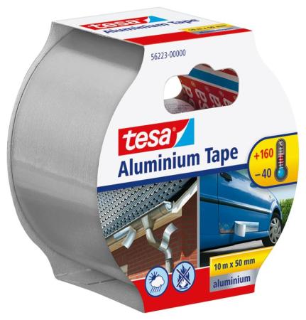 tesa® Aluminium Tape, 10m x 50mm, silber-matt