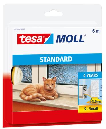 tesamoll® STANDARD I-Profil, 6m x 9mm, weiss