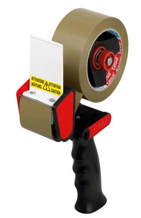 tesapack® Handabroller CLASSIC, für Rollenbreiten bis zu 50mm, rot-blau