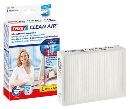 tesa Clean Air® Feinstaubfilter für Laserdrucker, Grösse L, 140mm:100mm