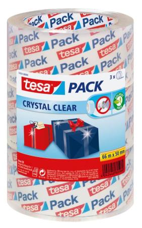 tesapack® kristall-klar, 66m x 50mm, kristall-klar
