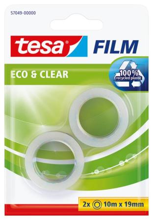 tesafilm® eco & clear, 10m x 19mm, transparent