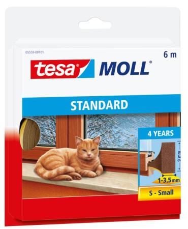 tesamoll® STANDARD I-Profil, 6m x 9mm, braun