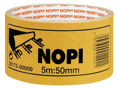 NOPI® Doppelseitige Klebebänder, 5m x 50mm, weiss