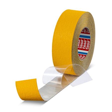 tesa® 60955 Anti-Rutschband extrem flexibel, 18m x 50mm, gelb