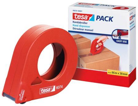 tesapack® Hand Dispenser, rot