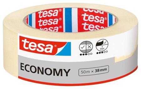 tesa® Masking Economy, 50m x 38mm, beige