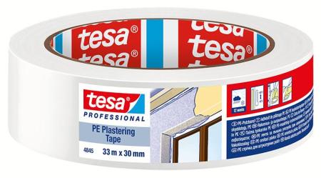 tesa® Professional 4845 Putzband PE, 33m x 30mm, weiß