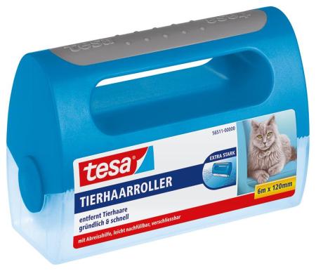 tesa® Lint Remover Household, 6m x 120mm, farblos