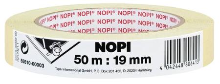 NOPI® Malerkrepp, 50m x 19mm, hellbeige
