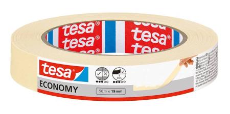 tesa® Masking Economy, 50m x 19mm, chamois