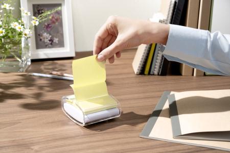 Preview: Post-it® Recycling Notes 654RCP8+2, 76 x 76 mm, bananengelb, hellblau, hellgrün, 10 Blöcke à 100 Blatt