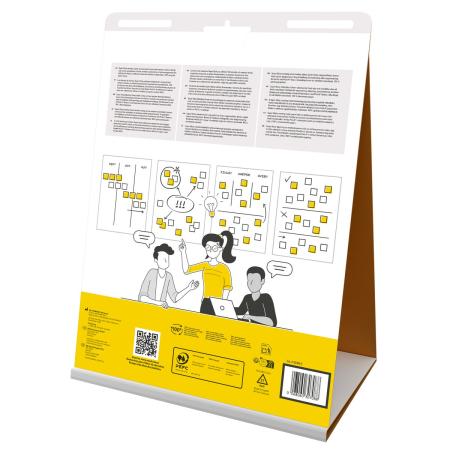 Preview: Post-it® Super Sticky Meeting Chart, Weiß, 58,4 cm x 50,8 cm, 20Blatt/Block, 6 Blöcke/Packung, 100% PEFC, SGSCH-PEFC-COC-110078