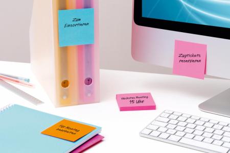 Post-it® Super Sticky Notes 654-6SS-PPNK, Pink, 76 mm x 76 mm, 90 Blatt/Block, 6 Blöcke/Packung, 100% PEFC, SGSCH-PEFC-COC-110078