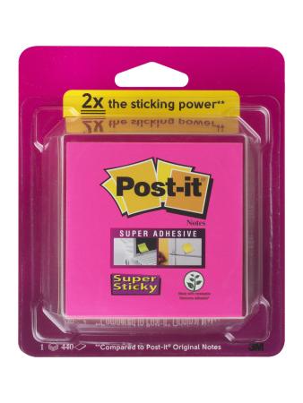 Preview: Post-it® Super Sticky Würfel, farbig, 440 Blatt, 76 x 76 mm, 100% PEFC SGSCH-PEFC-COC-110078