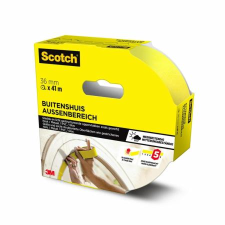 Scotch® Malerabdeckband für Außenflächen, 36 mm x 41 m, 1 Rolle/Packung