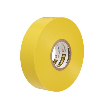 Preview: Scotch® 35 Vinyl Elektro-Isolierband, Gelb, 19 mm x 20 m, 0,18 mm