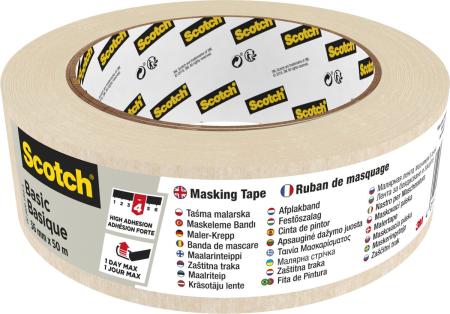 Scotch® Abdeckband Basic, 36 mm x 50 m