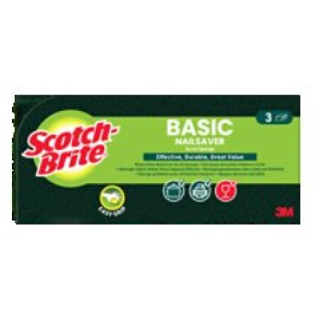 Scotch-Brite® Basic Griffschwamm,  3 Stück