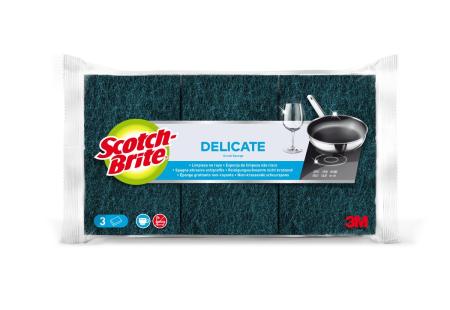 Scotch-Brite® Delicate nicht kratzender Reinigungsschwamm, 3 Stück pro Packung