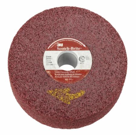 Scotch-Brite™ Metal Finishing gewickelte Kompaktscheibe MF-WL, 203 mm x 76 mm x 76 mm, 6A MED