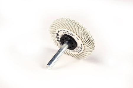 Scotch-Brite™ Bristle Disc BB-ZS mit Schaft, weiß, 50,8 mm, P120, Typ C